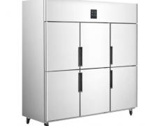 冰雪立式六开门冰柜六门冰箱商用冷藏冷冻柜厨房冷柜双温保鲜柜