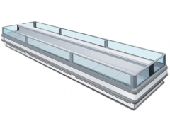 冰雪超市商用低温组合岛柜冷冻柜展示柜冰箱卧式急冻展示柜冰柜