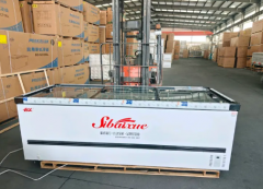 商用四门冰柜工作台，大二门儿大三门全钢铜管展示柜