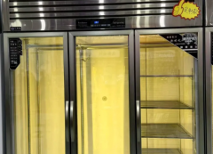 商用四门冰柜工作台，大二门儿大三门全钢铜管展示柜